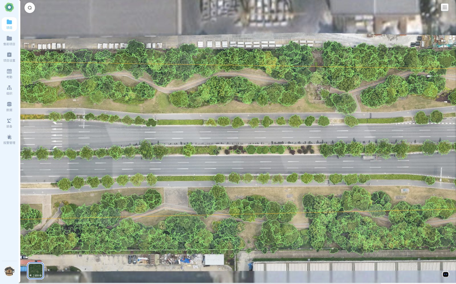 道路与防护绿地